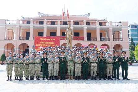 L2FH Rotation 7 reports achievements to President Ho Chi Minh